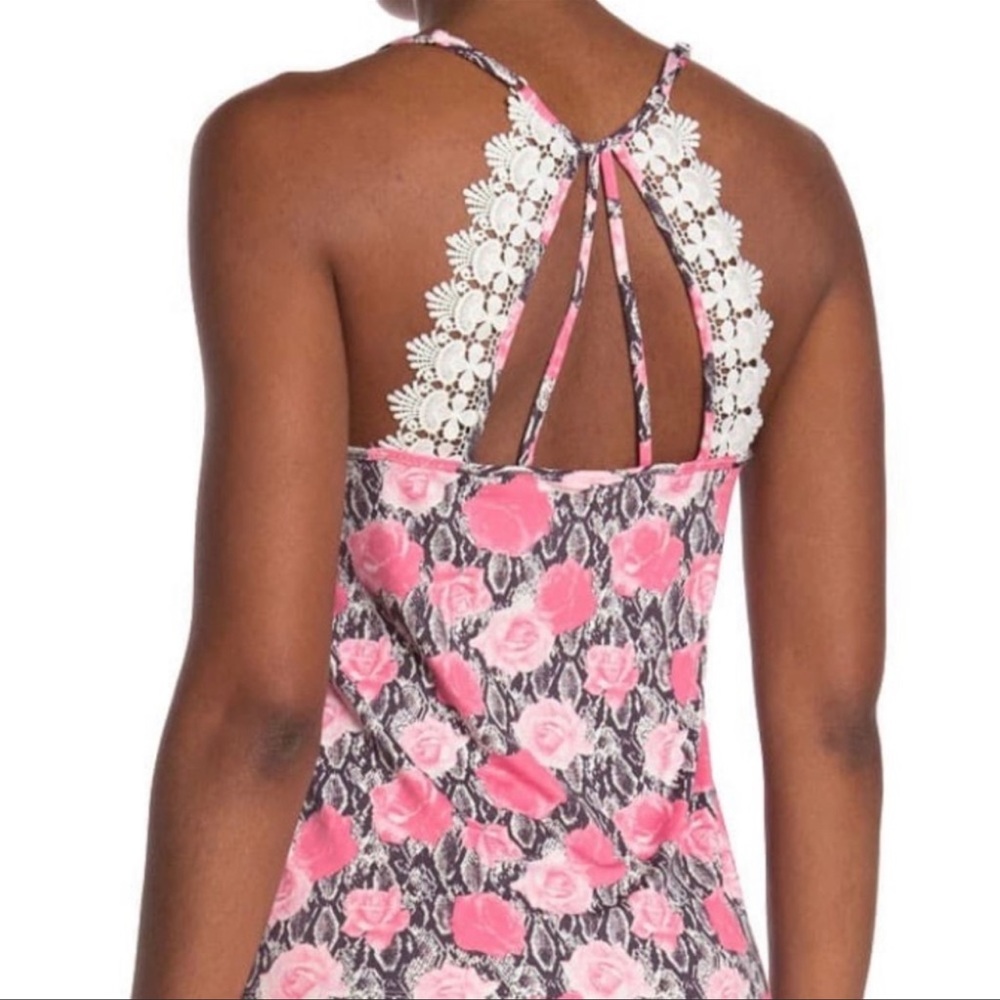 Jessica Simpson Rose/Snake Print 2-Piece Set